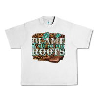 Lunar Rock blame it all on my roots Urban Heavy Tee - NancyCooperArtShop