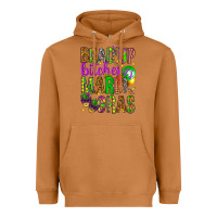Meerkat Bead up bitches it's Mardi Gras Heavyweight Hoodie - HowdyJamesFarm