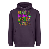 Plum Bead up bitches it's Mardi Gras Heavyweight Hoodie - HowdyJamesFarm