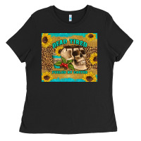 Black dead tired fueled by coffee Ladies Tee - Artiststas