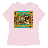Bubblegum Pink dead tired fueled by coffee Ladies Tee - Artiststas
