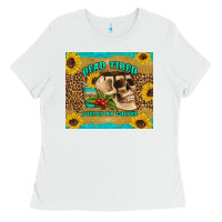 White dead tired fueled by coffee Ladies Tee - Artiststas