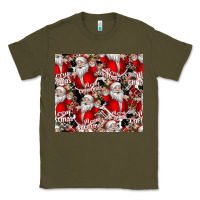 Army Green Merry Christmas Classic Tee - CowhideDigitalArt