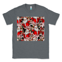 Charcoal Heather Merry Christmas Classic Tee - CowhideDigitalArt