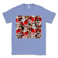 Colony Blue Merry Christmas Classic Tee - CowhideDigitalArt