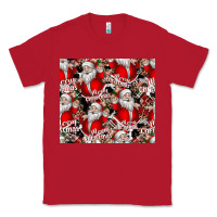 Red Merry Christmas Classic Tee - CowhideDigitalArt