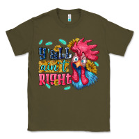 Army Green yall aint right with chicken Classic Tee - NancyCooperArtShop