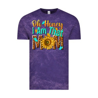 Cloud Purple oh honey i am that mom Vintage Tee - NancyCooperArtShop