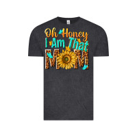 Vintage Black oh honey i am that mom Vintage Tee - NancyCooperArtShop
