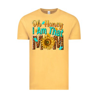 Vintage Mustard oh honey i am that mom Vintage Tee - NancyCooperArtShop