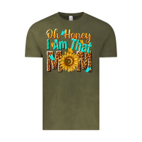 Vintage Olive oh honey i am that mom Vintage Tee - NancyCooperArtShop