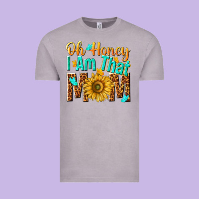 Oh Honey I Am That Mom Vintage Tee Designed By Nancycooperartshop