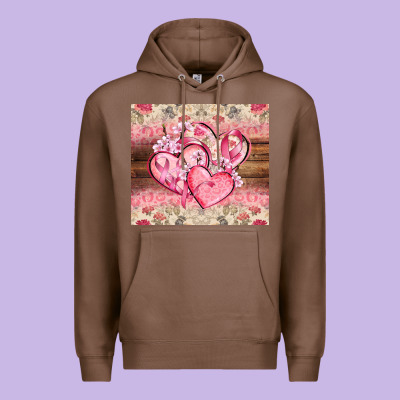 Cancer Hearts Premium Hoodie Designed By Cowgirlartshop