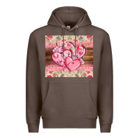 Coffee cancer hearts Premium Hoodie - CowGirlArtShop