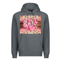 Rock cancer hearts Premium Hoodie - CowGirlArtShop