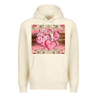 Sandshell cancer hearts Premium Hoodie - CowGirlArtShop