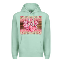 Seafoam cancer hearts Premium Hoodie - CowGirlArtShop