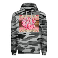 Slate Camo cancer hearts Premium Hoodie - CowGirlArtShop