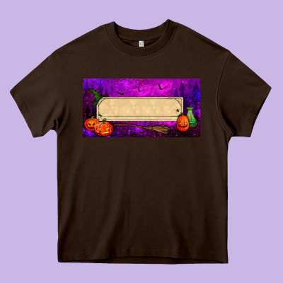 Halloween Witch Custom License Plate Heavy Core Tee Designed By Bundleandbundleshop