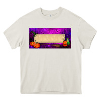 Cream halloween witch custom license plate Heavy Core Tee - BundleAndBundleShop