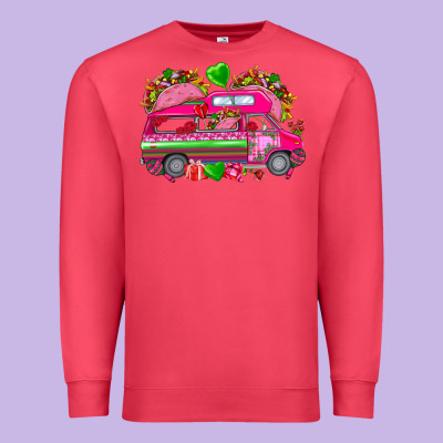 Valentine's Day Tacos Truck Mexico Premium Sweatshirt Designed By Howdyjamesfarm