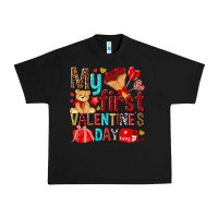 Black my first valentines day Urban Heavy Tee - NancyCooperArtShop