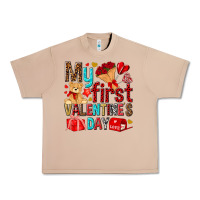 My First Valentines Day Urban Heavy Tee | Teevron