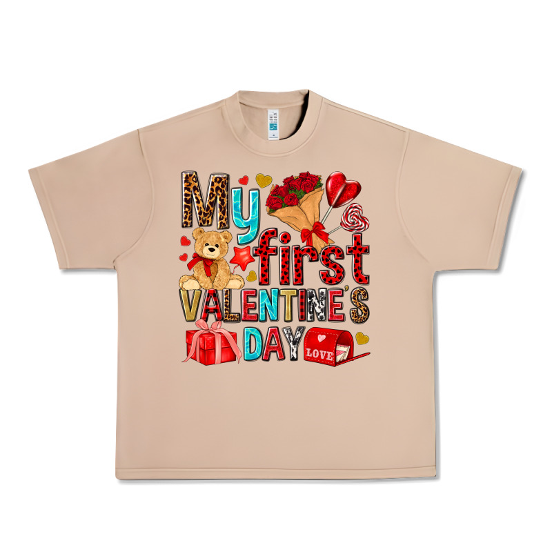 My First Valentines Day Urban Heavy Tee by NancyCooperArtShop | Teevron