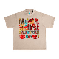 French Oak my first valentines day Urban Heavy Tee - NancyCooperArtShop