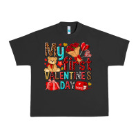 Pigment Black my first valentines day Urban Heavy Tee - NancyCooperArtShop