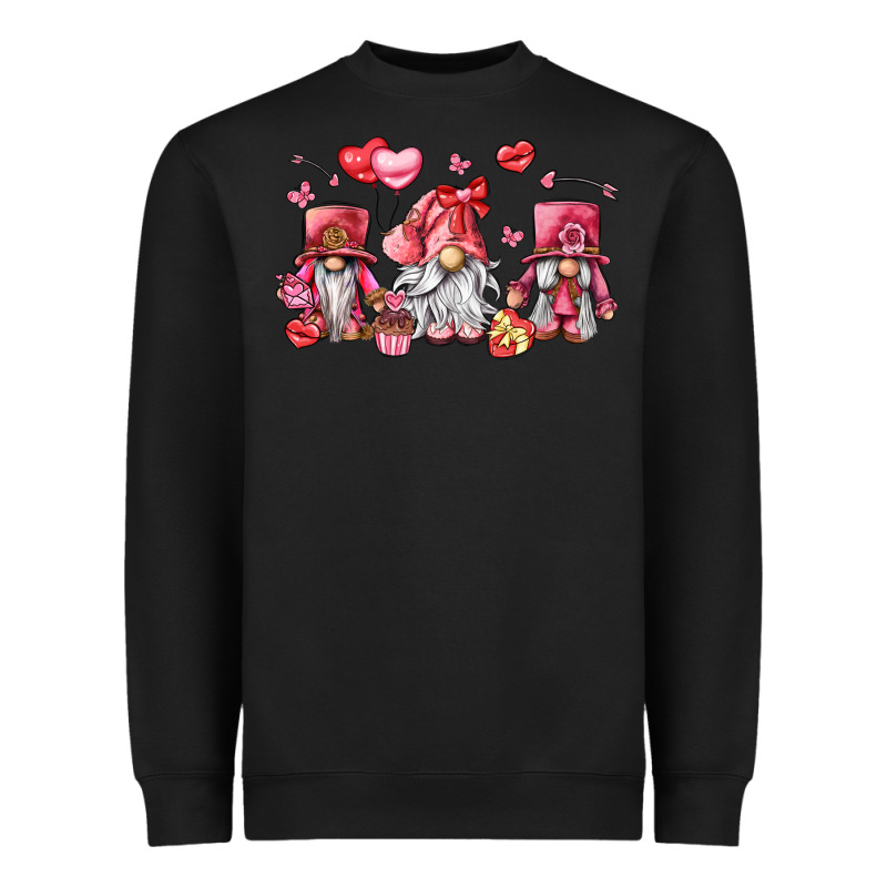 Valentine's Day Gnomes Heavyweight Sweatshirt by LillyAllenDesigns | Teevron