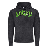 Vintage Black lucky st patricks day Vintage Hoodie - MaliasSmallBusiness