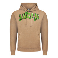 Vintage Coffee lucky st patricks day Vintage Hoodie - MaliasSmallBusiness