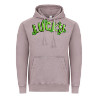 Vintage Zinc lucky st patricks day Vintage Hoodie - MaliasSmallBusiness