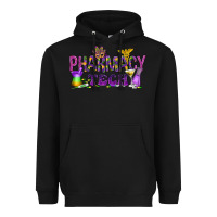Black Pharmacy Tech Heavyweight Hoodie - HowdyJamesFarm