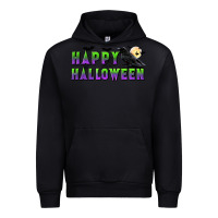 Black happy halloween Urban Hoodie - BundleAndBundleShop