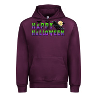 Mauve Wine happy halloween Urban Hoodie - BundleAndBundleShop