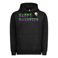 Pigment Black happy halloween Urban Hoodie - BundleAndBundleShop