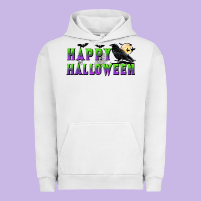 Happy Halloween Urban Hoodie Designed By Bundleandbundleshop