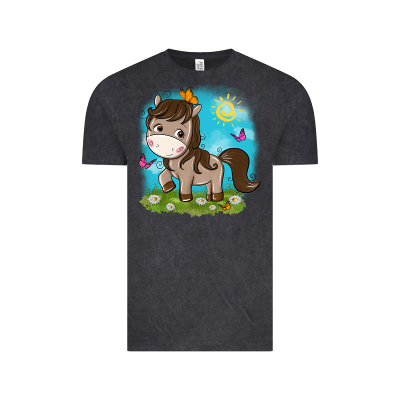 Little Cute Horse Vintage Tee by NancyCooperArtShop | Teevron