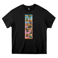 Black dinosaurs pen wrap Heavy Core Tee - Artiststas