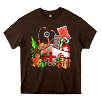 Nurse  And Christmas Heavy Core Tee | Teevron