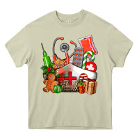 Mossy nurse  and christmas Heavy Core Tee - AdoDesignShop
