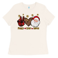 Bone peace love santa Ladies Tee - JahusDesignShop