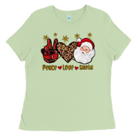 Matcha peace love santa Ladies Tee - JahusDesignShop