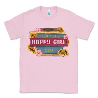 Bubblegum Pink welcome to the fabulous happy girl avenue Classic Tee - MaliasSmallBusiness