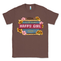 Chestnut welcome to the fabulous happy girl avenue Classic Tee - MaliasSmallBusiness