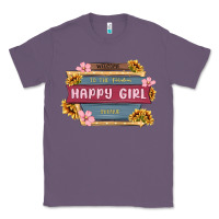 Lavender welcome to the fabulous happy girl avenue Classic Tee - MaliasSmallBusiness