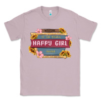 Lilac welcome to the fabulous happy girl avenue Classic Tee - MaliasSmallBusiness