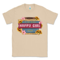 Mushroom welcome to the fabulous happy girl avenue Classic Tee - MaliasSmallBusiness